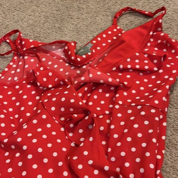 ASOS polka dot wrap dress 12 - Picture 4 of 7